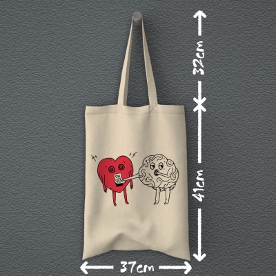 Tote Bag | Heart vs Mind