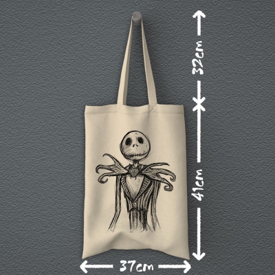 Tote Bag | Stick Figure Halloween