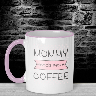 Mug Color Handle Family Designs-Mum-006