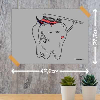 Αφίσα Α3 | Dentist's Tooth