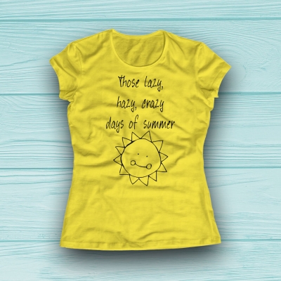 Those lazy, hazy, crazy days of summerWomen Classic T-shirt