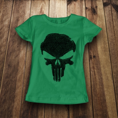 Women Classic T-shirt | Punisher Skull