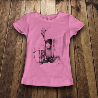Women Classic T-shirt  | Abstract Faces