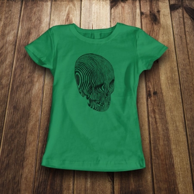 Women Classic T-shirt | Art Skull