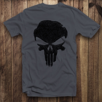 Big Size T- shirt | Punisher Skull