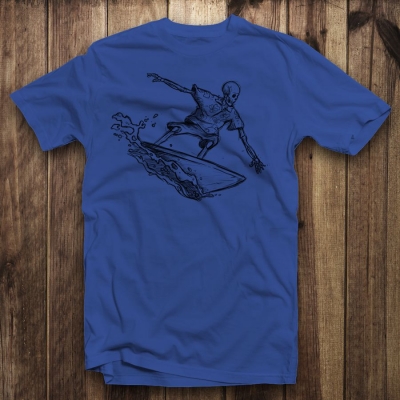 Big Size T- shirt | Skull Surfer