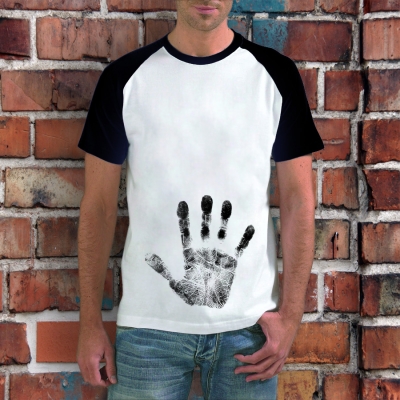 Baseball T-shirt | Hand Print