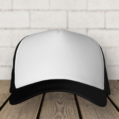 Προσωποποιημένο Καπέλο με δικό σου σχέδιο, κείμενο ή φωτογραφία  | Άσπρο ~ Μαύρο
