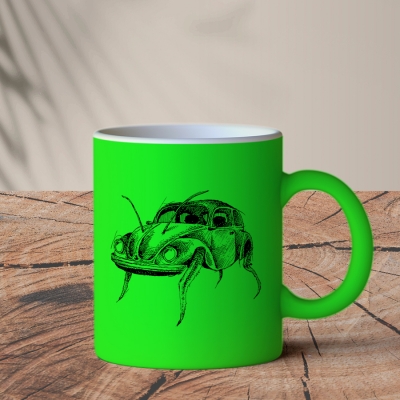 Φωσφοριζέ Κουπα 11oz/330ml | Beetle