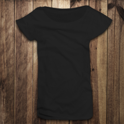 Μοντέρνο Γυναικείο T-shirt | Μαύρο