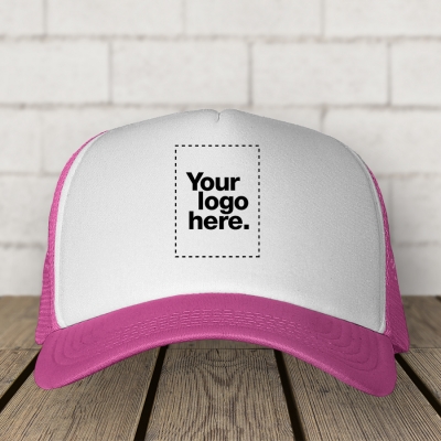 Καπέλο Trucker | Άσπρο ~ Ροζ