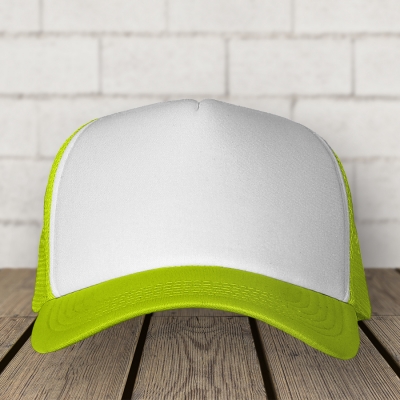 Καπέλο Trucker | Άσπρο ~ Κίτρινο