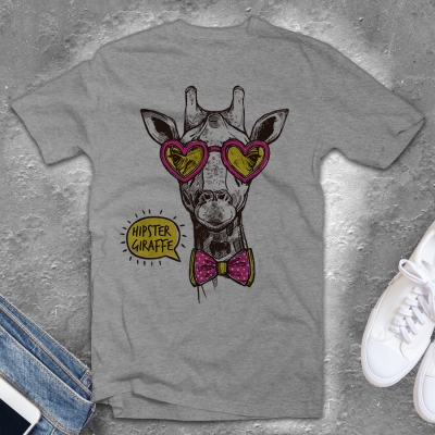 Unisex T-shirt | Giraffe Hipster