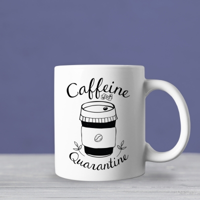 Λευκή Κούπα | Caffeine & Quarantine