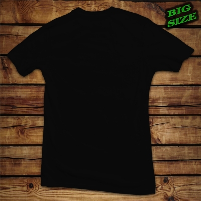 Big Size Unisex T-shirt | Μαύρο