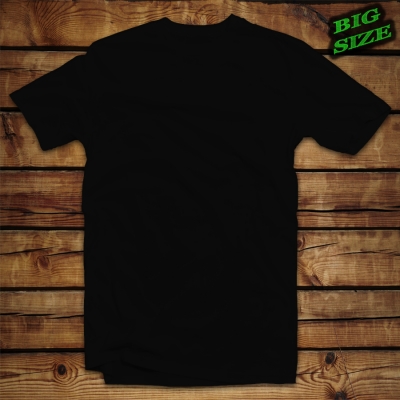 Big Size Unisex T-shirt | Μαύρο