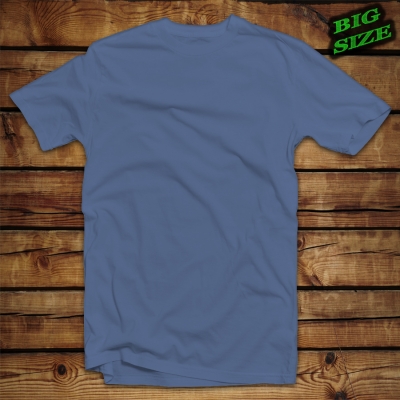 Big Size Unisex T-shirt | Ξεπλυμένο Μπλε