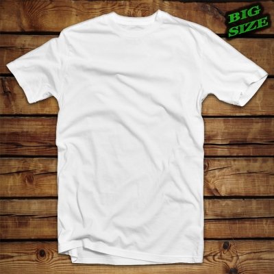 Big Size Unisex T-shirt | Λευκό