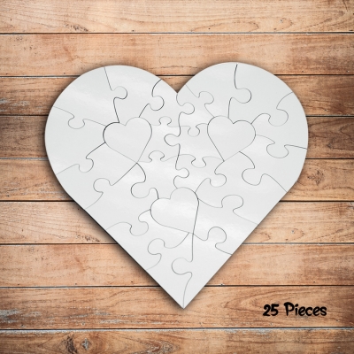 Secret Puzzle Heart  23 Pieces