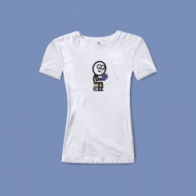 T-shirt Κουβάρι του Σύμπαντος | Λευκό Γυναικείο