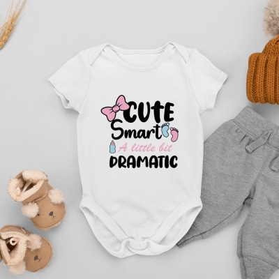 Παιδικό Φορμάκι λευκό | Cute Smart a little bit Dramatic