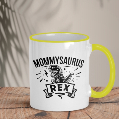 Δίχρωμη Κούπα | Mommysaurus Rex