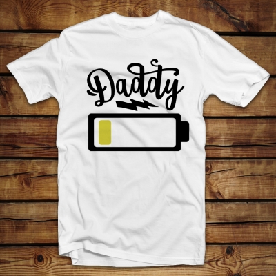 Unisex Classic T-shirt | Dad Battery