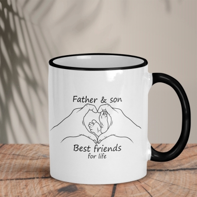 Δίχρωμη Κούπα | Father & Son Best Friends for Life
