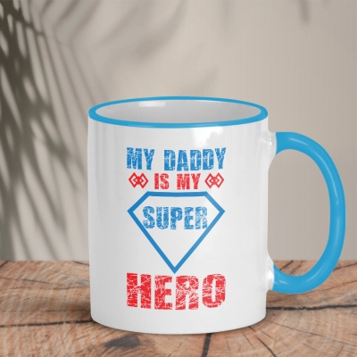 Δίχρωμη Κούπα | My Dad is my Super Hero