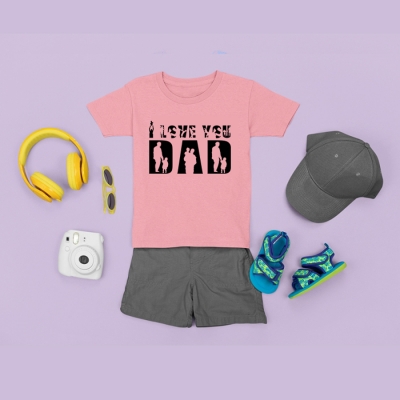 Παιδικό Μπλουζάκι | I Love you Dad