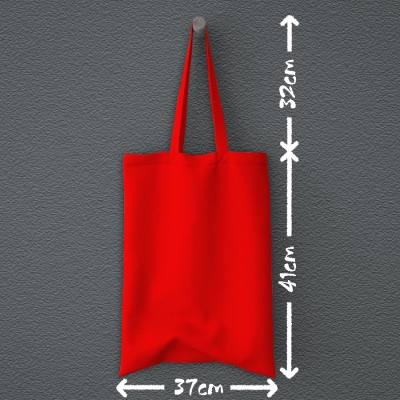 Tote Bag | Υφασμάτινη τσάντα | Κόκκινο
