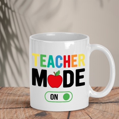 Λευκή κούπα | Teacher mode on