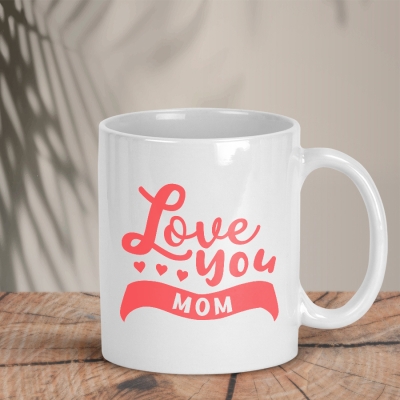 Λευκή κούπα | Love you mom