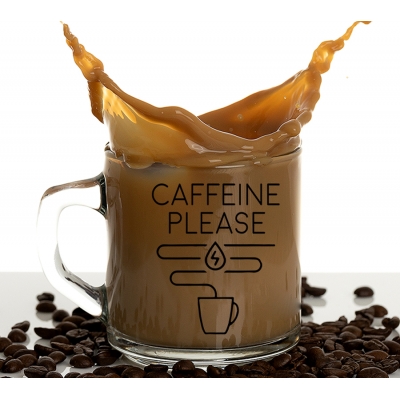 Γυάλινη Κούπα | Caffeine please