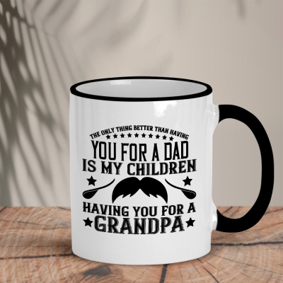 Δίχρωμη Κούπα | Dad and my children's Grandpa