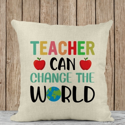 Διακοσμητικό Μαξιλάρι | Teacher can change the world