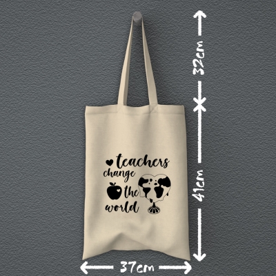 Tote Bag | Teachers change the world