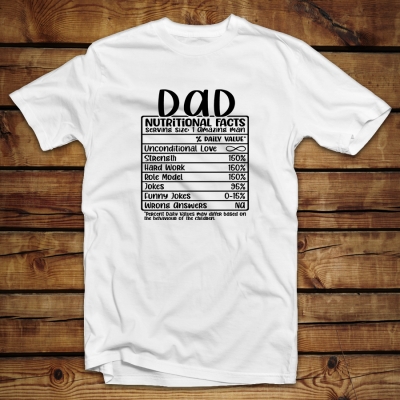 Unisex Classic T-shirt | Dad Nutrition Facts