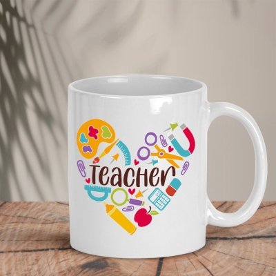 Λευκή κούπα | Teacher