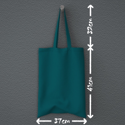 Tote Bag | Υφασμάτινη τσάντα | Πετρόλ