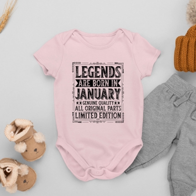 Παιδικό Φορμάκι ροζ | Legends are born in January