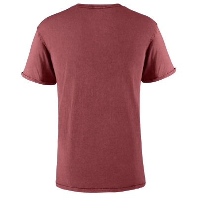 T-shirt  με τζιν εφέ | Κόκκινο