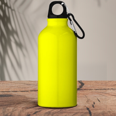 Μεταλλικό μπουκάλι θερμό αλουμινίου  600 ml | Κίτρινο