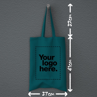 Tote Bag | Υφασμάτινη τσάντα | Πετρόλ