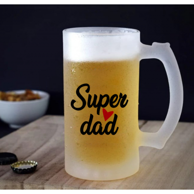 Ποτήρι μπίρας | Super dad heart