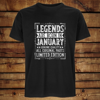 Unisex Classic T-shirt  |  Legends are born in January