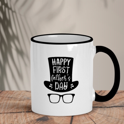 Δίχρωμη Κούπα | Happy First Father's Day