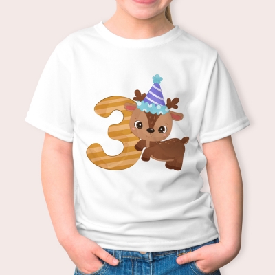 Παιδικό Μπλουζάκι | Happy Birthday 3 years
