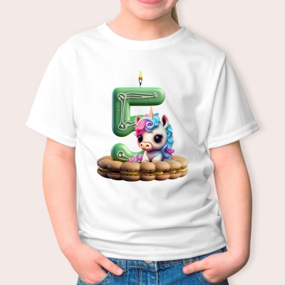 Παιδικό Μπλουζάκι | Happy Birthday 5 years