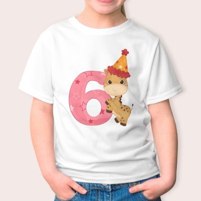 Παιδικό Μπλουζάκι | Happy Birthday 6 years